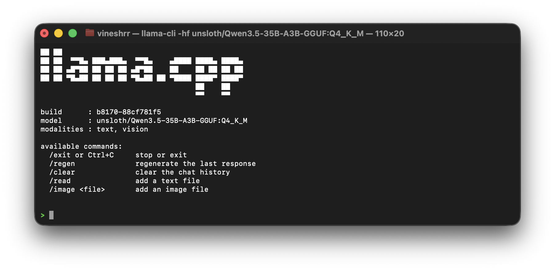llama.cpp Qwen 3.5 GGUF runtime state